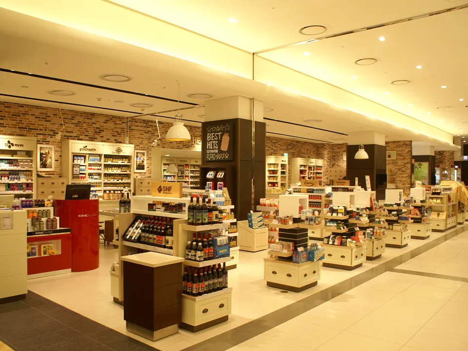 SHINSEGAE DEPARTMENT GYEONGGI STORE: B1F HEALTH ZONE